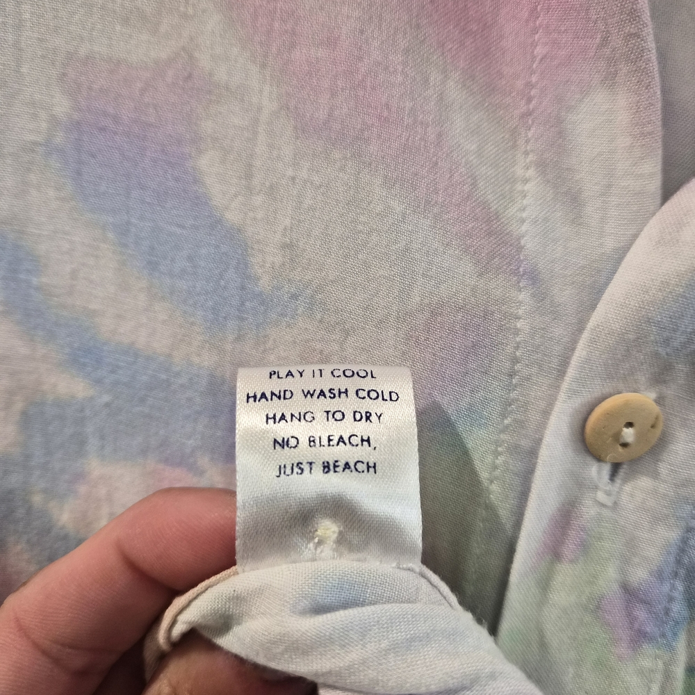 Kenny Flowers Limited Edition Tie Dye Button Up Shirt, Men's size L - Picture 4 of 8
